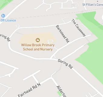 map for St Anne's Primary School and Nursery