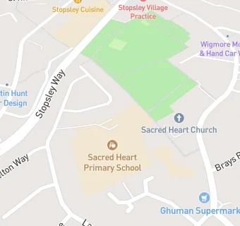 map for Sacred Heart RC Junior School