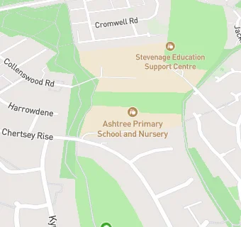 map for Ashtree Primary School and Nursery