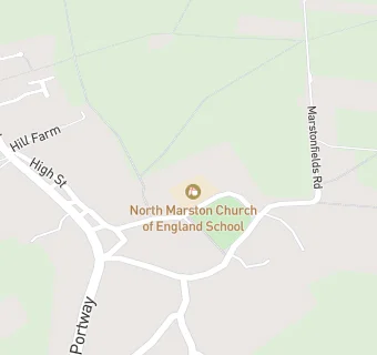 map for North Marston Church of England School