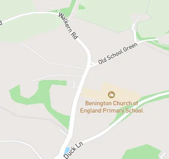 map for Benington C Of E Primary School