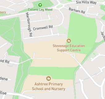 map for Stevenage Education Support Centre