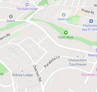 map for Overton Park Surgery