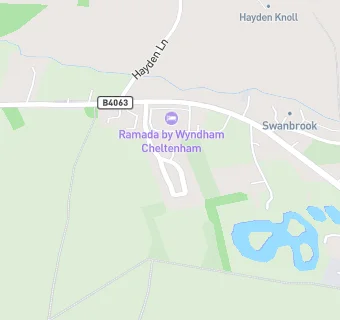 map for Cheltenham Regency Hotel