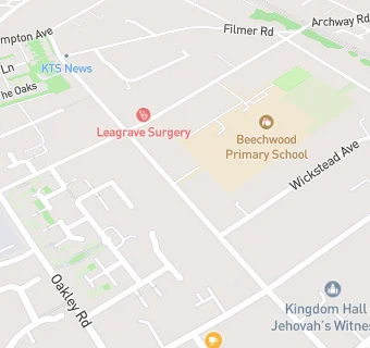 map for Beechwood Primary School - Juniors