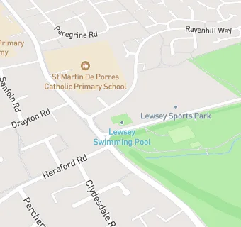 map for Lewsey Sports Park Cafe