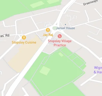 map for Stopsley Fire Station