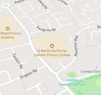 map for St Martin De Porres RC VA Infant School