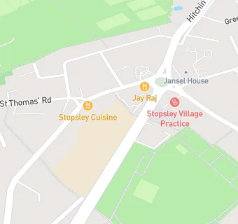 map for Stopsley Infant School