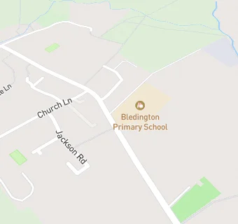 map for Bledington Primary School