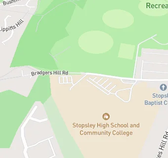 map for Stopsley High School