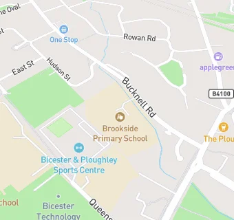 map for Brookside Primary School