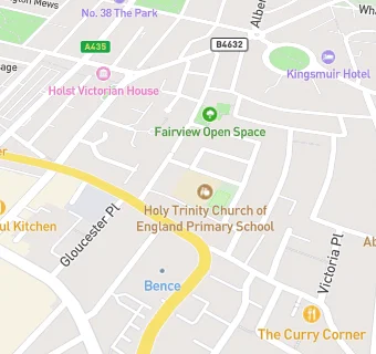 map for Holy Trinity Church of England Primary School