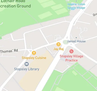 map for Peri Peri Grill House Stopsley Village