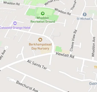 map for Berkhampstead School