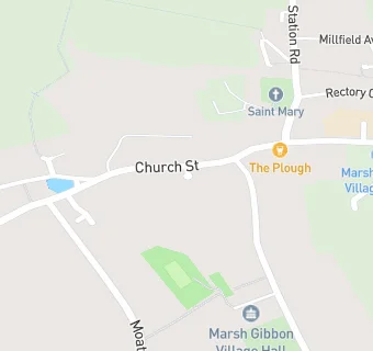 map for Marsh Gibbon Sports & Social Club