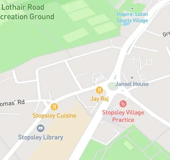 map for Stopsley Pharmacy