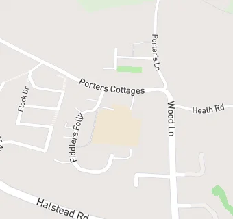 map for Holy Trinity CofE Primary School, Eight Ash Green and Aldham