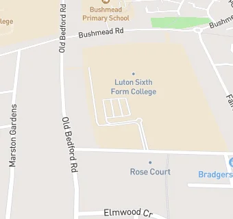 map for Luton Sixth Form College