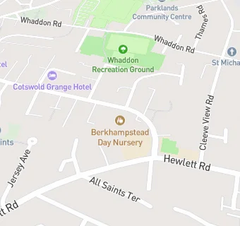 map for Berkhampstead Nursery