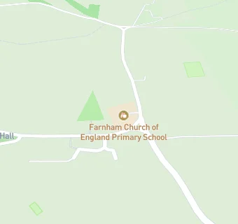 map for Farnham Church of England Primary School