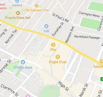 map for Flight Club Cheltenham