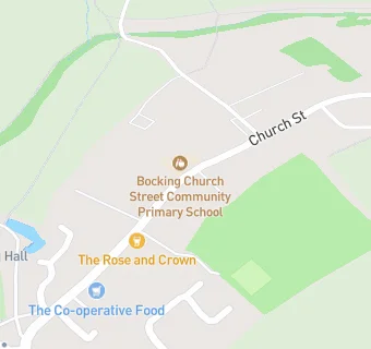 map for Bocking United Services Club/Weavers Restaurant