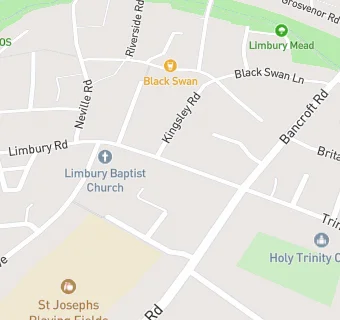 map for Limbury Baptist Church