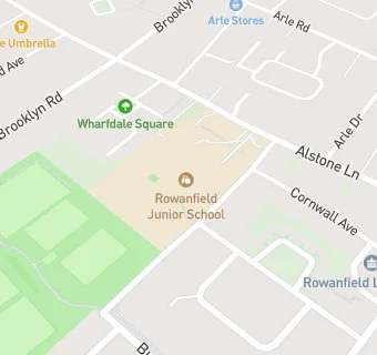 map for Rowanfield Junior School