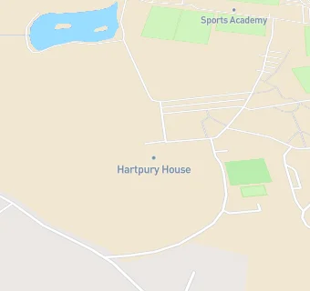 map for Hartpury College