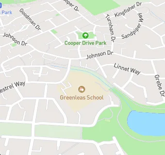 map for Greenleas Lower School Sandhills