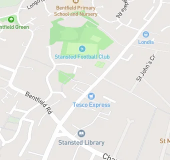 map for Stansted Football Club