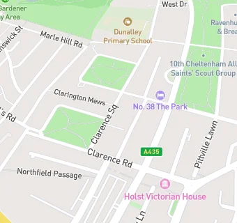 map for Clarence Court Hotel