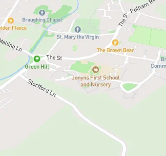 map for Jenyns First School & Nursery