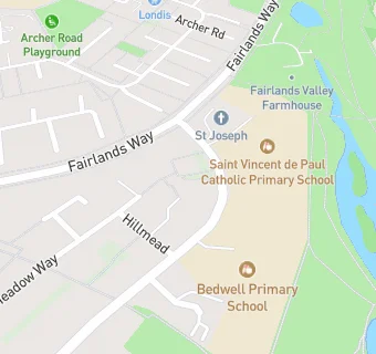 map for Saint Vincent de Paul Catholic Primary School