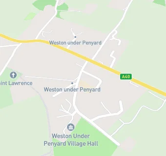 map for Weston-under-Penyard CofE Primary School