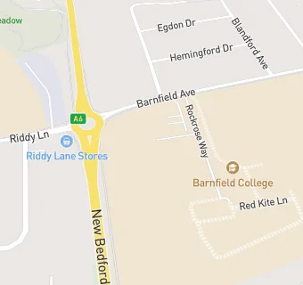 map for Aramark @ Barnfield College