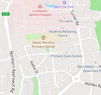 map for Queen Boudica Primary School