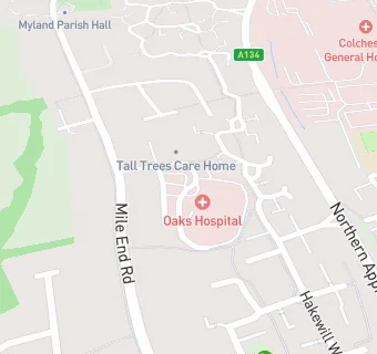 map for Oaks Hospital