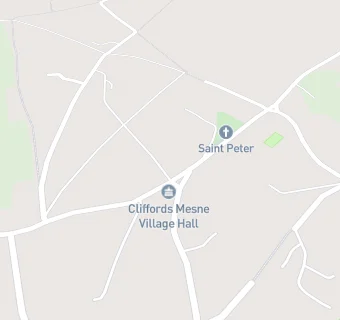 map for Cliffords Mesne Village Hall