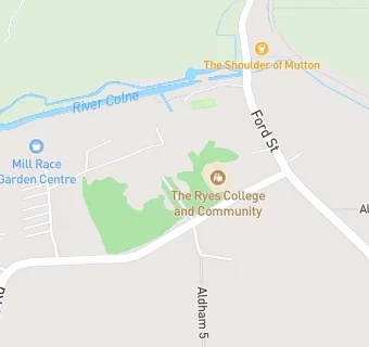 map for The Ryes College and Community