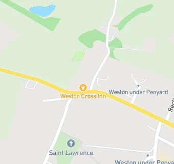 map for Weston Cross Inn