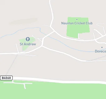 map for Naunton Village Hall