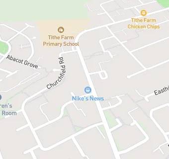 map for Nikes Newsagent