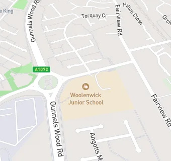 map for Woolenwick Junior School