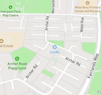 map for Londis Archer Road