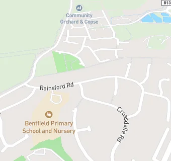 map for Bentfield Primary School Nursery