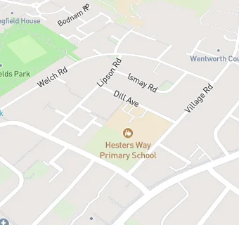 map for Hesters Way Infants' School