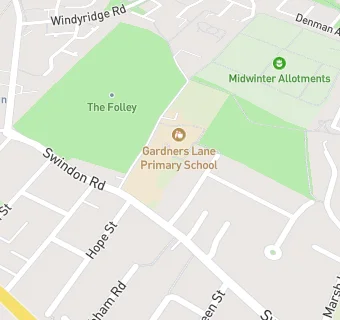 map for Gardners Lane Primary School