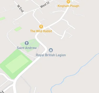 map for Kingham Royal British Legion Club